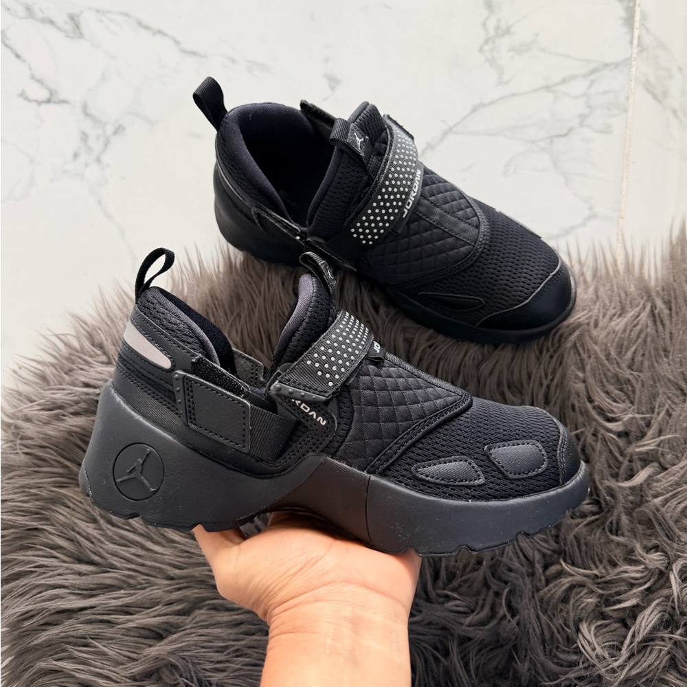 Jordan Black Athletic Slip-On Sneakers - Picture 5 of 9